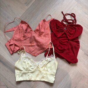 Princess Polly going out top (halter, wrap, crop top) bundle